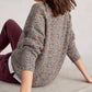 Texture V-Neck by White Stuff in Light Natural