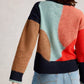 Freya Abstract Jumper by White Stuff in Navy