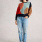 Freya Abstract Jumper by White Stuff in Navy