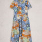 Rua Jersey Shirt Dress by White Stuff in Orange Multi