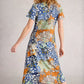 Rua Jersey Shirt Dress by White Stuff in Orange Multi