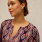 Weaver Notch Long Sleeve Tee by White Stuff in Pink Print