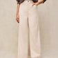 Tia Cord Wide Leg Trouser by White Stuff in Natural White