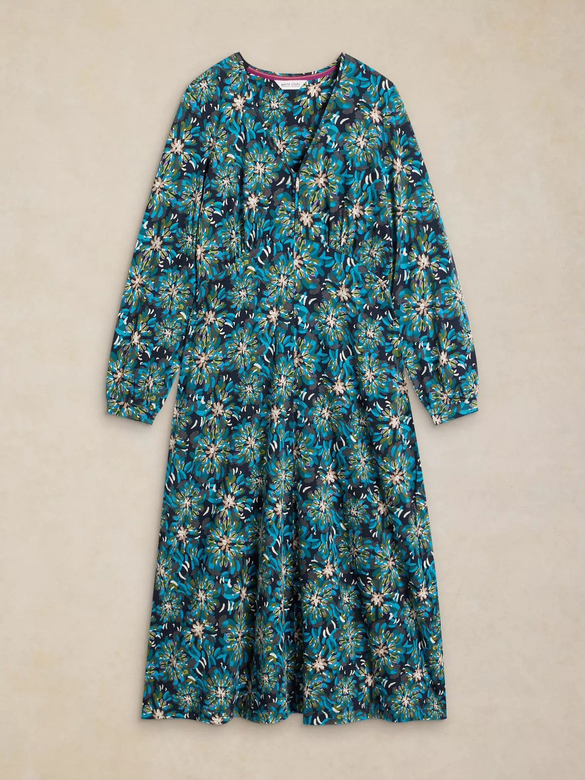 Megan Jersey Dress by White Stuff in Teal Multi