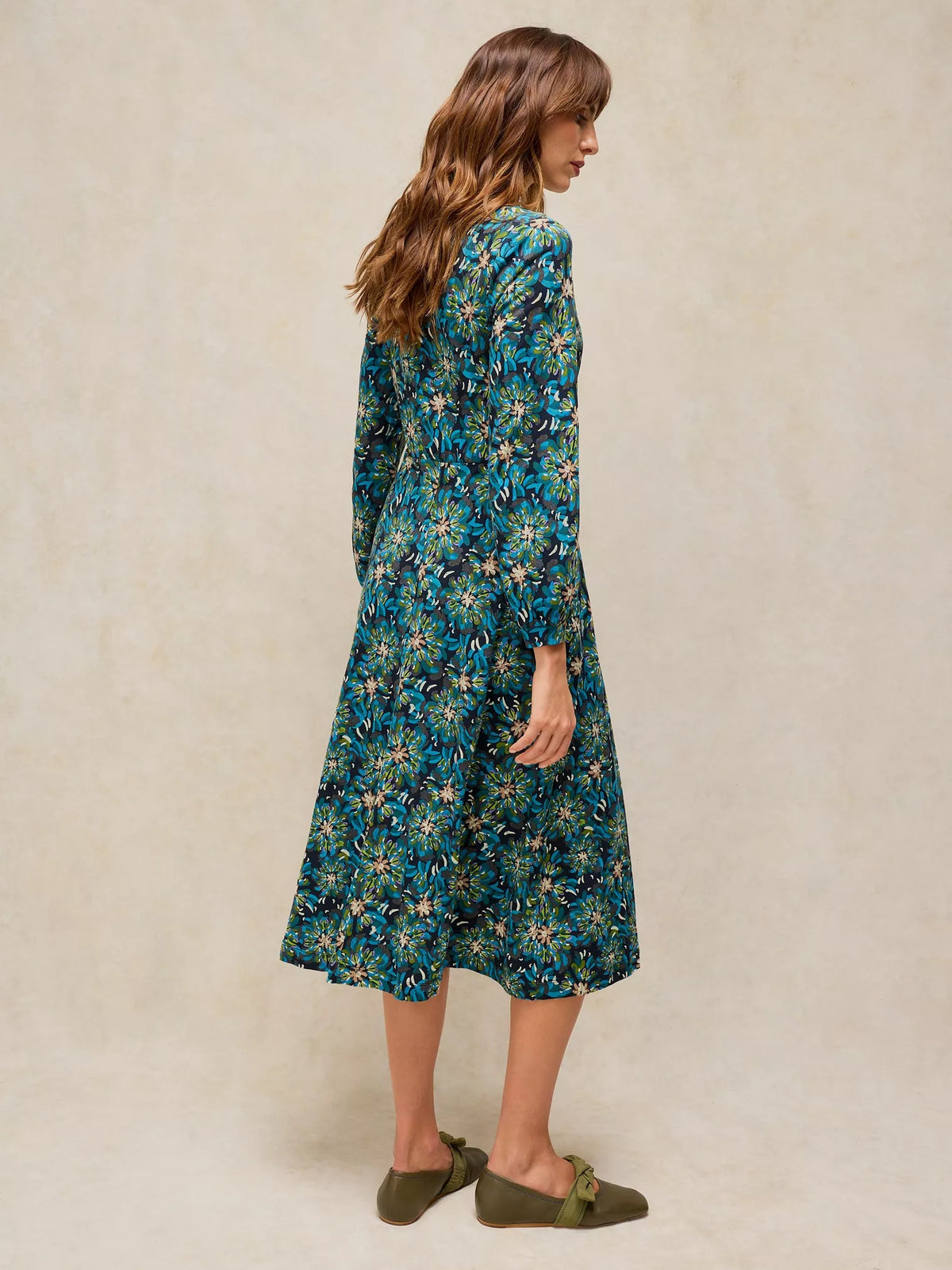 Megan Jersey Dress by White Stuff in Teal Multi