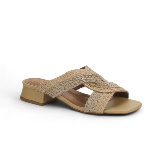 Verina 2 Slide Sandal by Bruno Menegatti in Cream/Latte