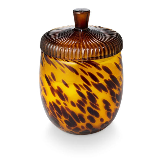 Woodfire Glass Acorn Candle by Illume