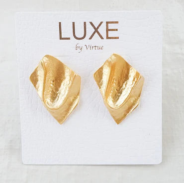 The Cleo LUXE Earrings by Virtue Jewelry Design