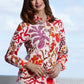 Cape Cod Fringe Bottom Shirt by Dizzy Lizzie in Sea Creatures