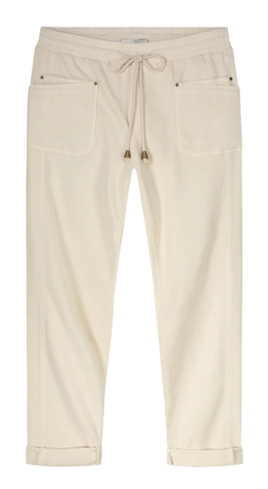 Jogging Pants by Summum in Ivory