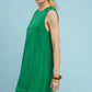 Linen Sleeveless Swing Dress by Umgee in Kelly Green