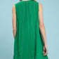 Linen Sleeveless Swing Dress by Umgee in Kelly Green