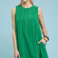 Linen Sleeveless Swing Dress by Umgee in Kelly Green