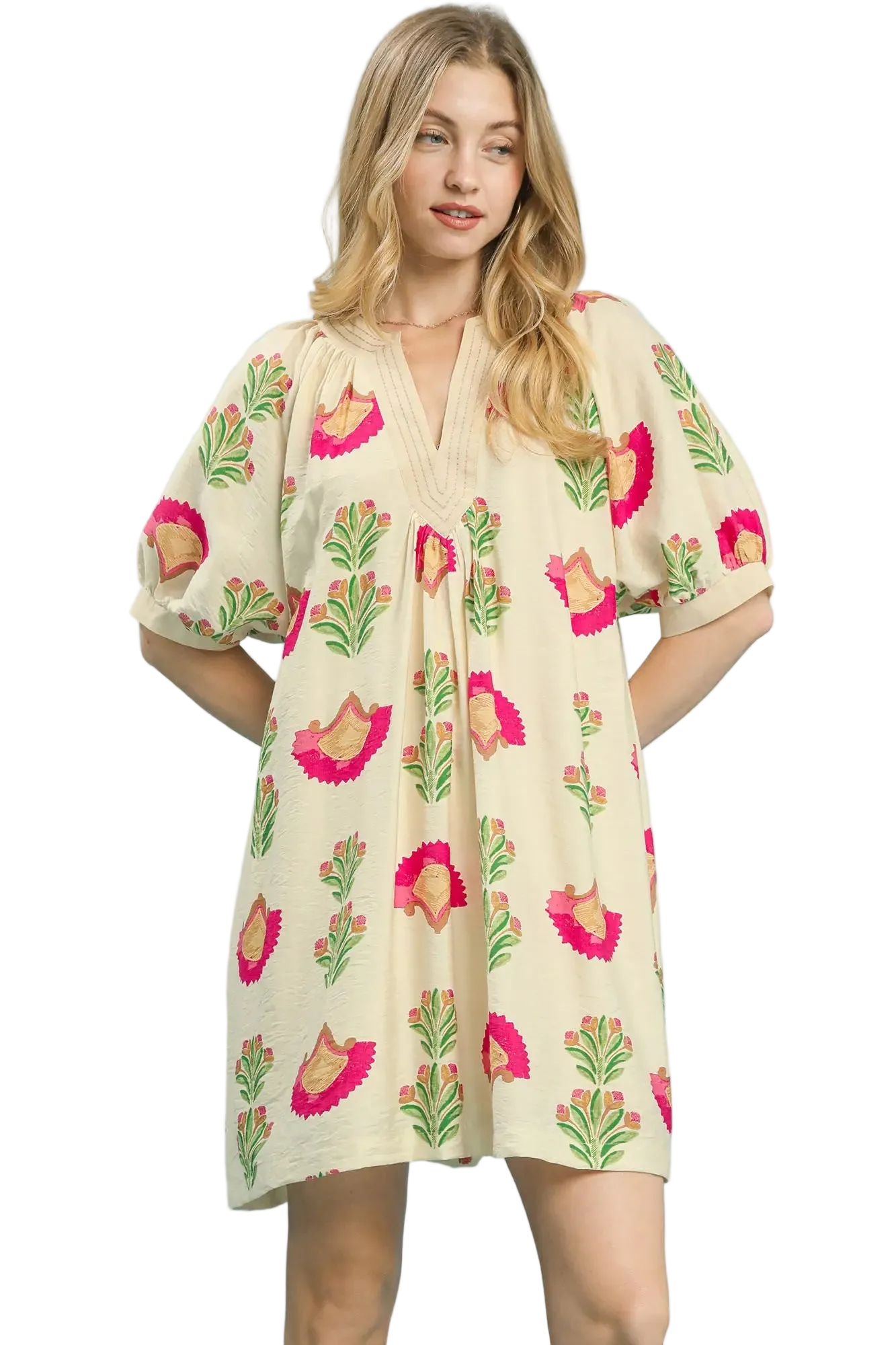 Dress by Umgee in Cream