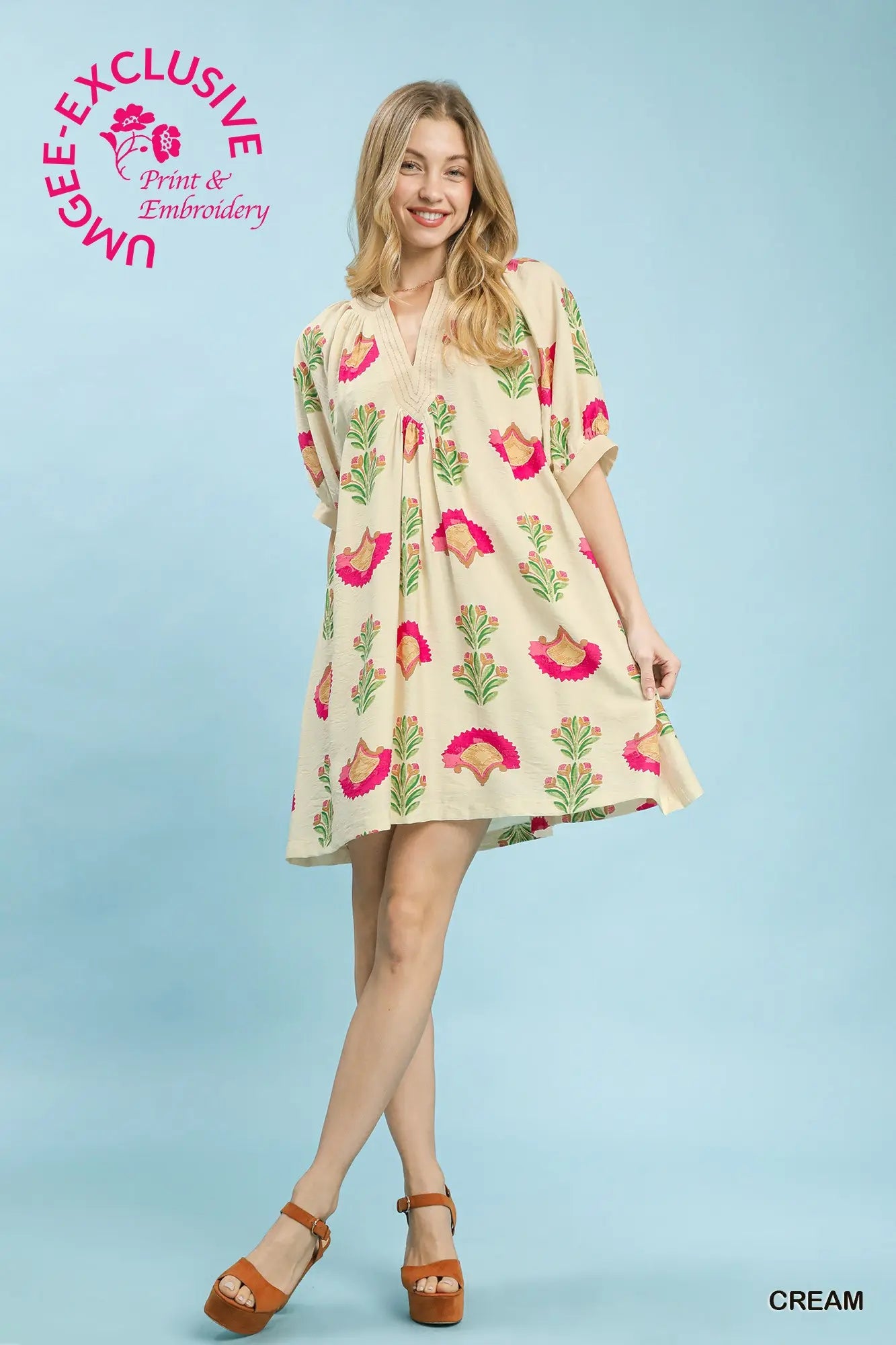 Dress by Umgee in Cream