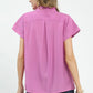 Lace Button-Front Top by Umgee in Peony