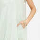 Sleeveless A-Line Stripe Mini Dress by Umgee in Sage