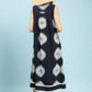 Sleeveless Geometric Midi Dress by Umgee in Navy
