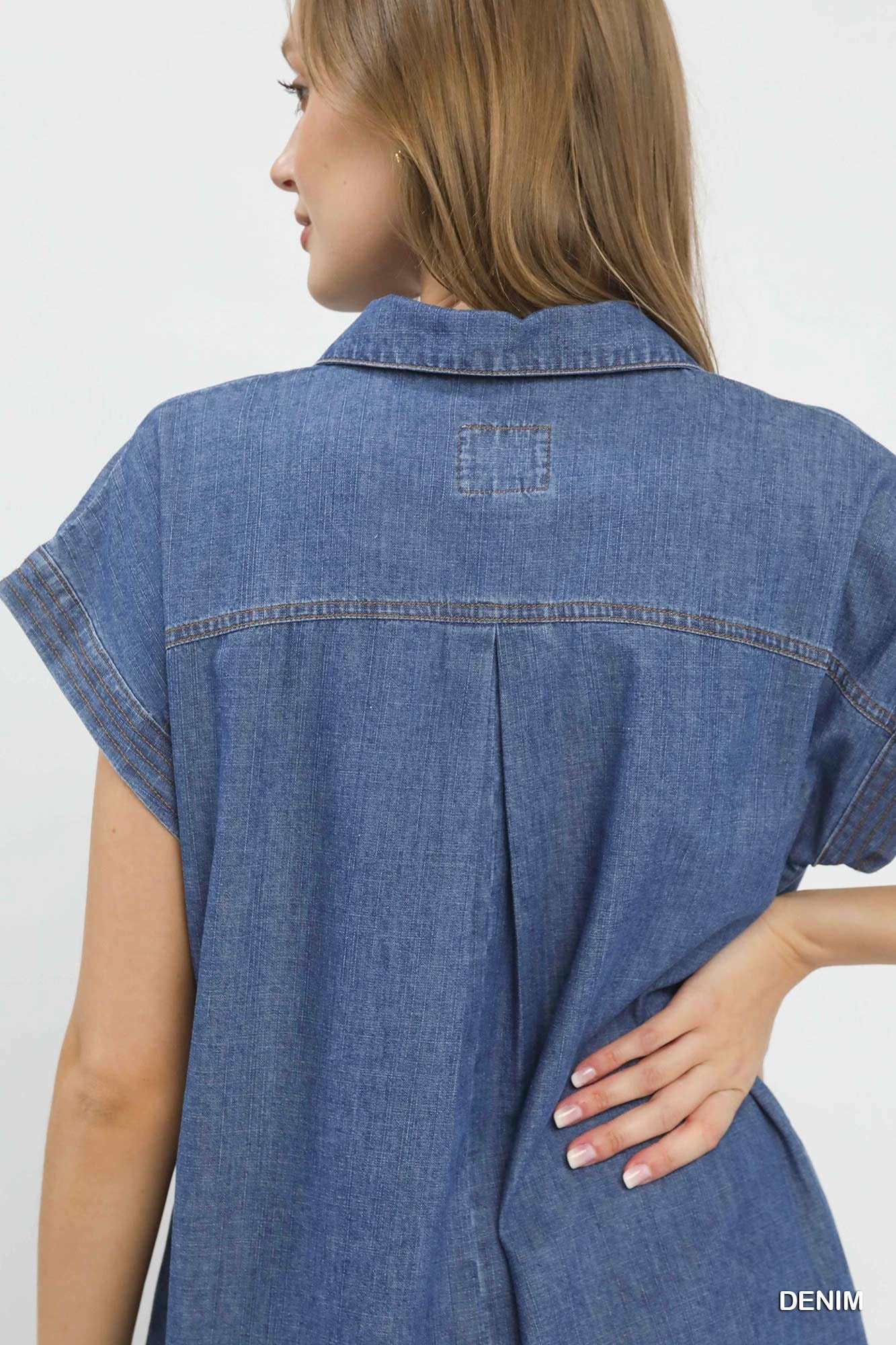 Stone Washed Midi Dress by Umgee in Denim – Meadowlark