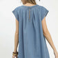 Stone Washed Mini Dress by Umgee in Denim