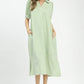 Gingham Midi Dress by Umgee in Sage