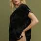Abstract Velvet Burnout Short Sleeve Top by Umgee in Black