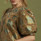 Jacquard Mini Dress by Umgee in Taupe Mix