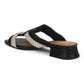 Verina 2 Slide Sandal by Bruno Menegatti in Black/Off White