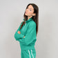 Mailyn Half Zip Top by RD Style in Green