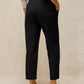 Illy Crop Straight Trouser by White Stuff in Pure Black