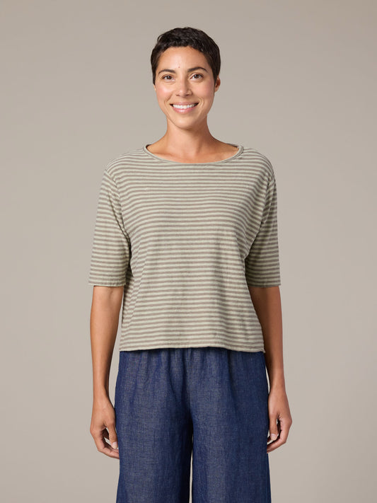 Elbow Sleeve Top by Cut Loose in Balsam