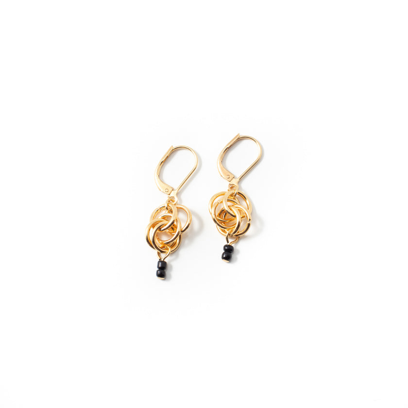 Bime Earring by Anne Marie Chagnon in Anthracite