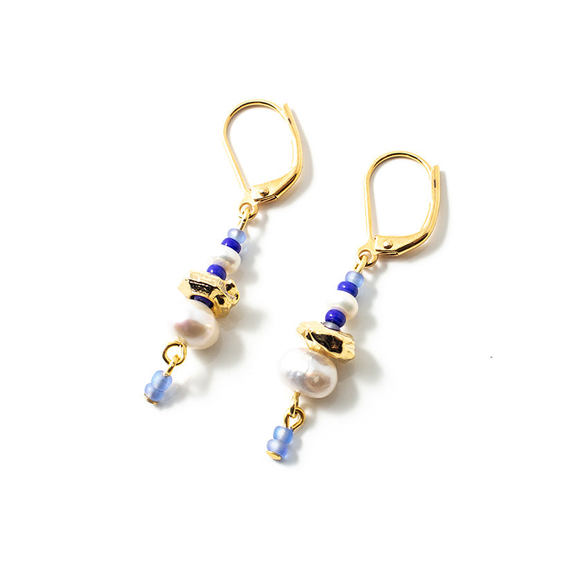 Dapi Earring by Anne Marie Chagnon in Blue