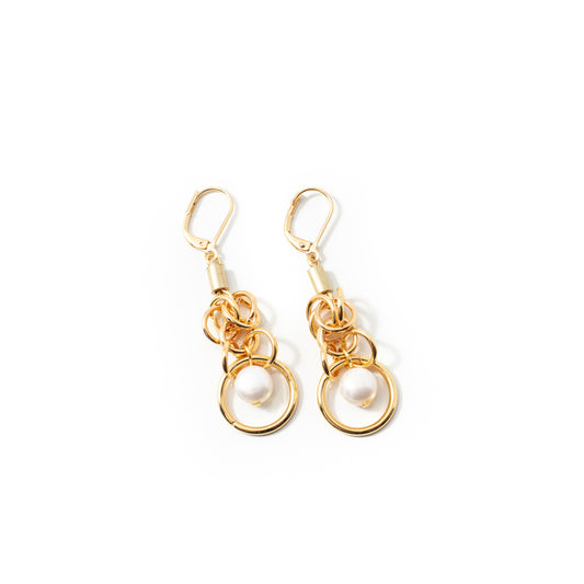 Lalan Earring by Anne Marie Chagnon in Gold
