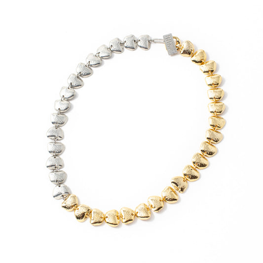 Napoleon Necklace by Anne-Marie Chagnon in Silvery & Gold