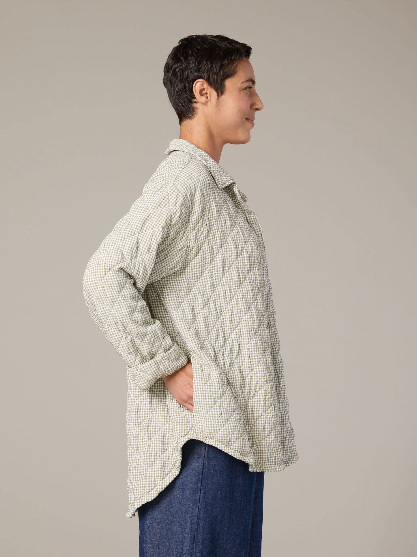 Big Shirt Jacket by Cut Loose in Balsam