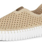 Tulip Platform Shoe by Ilse Jacobsen in Latte