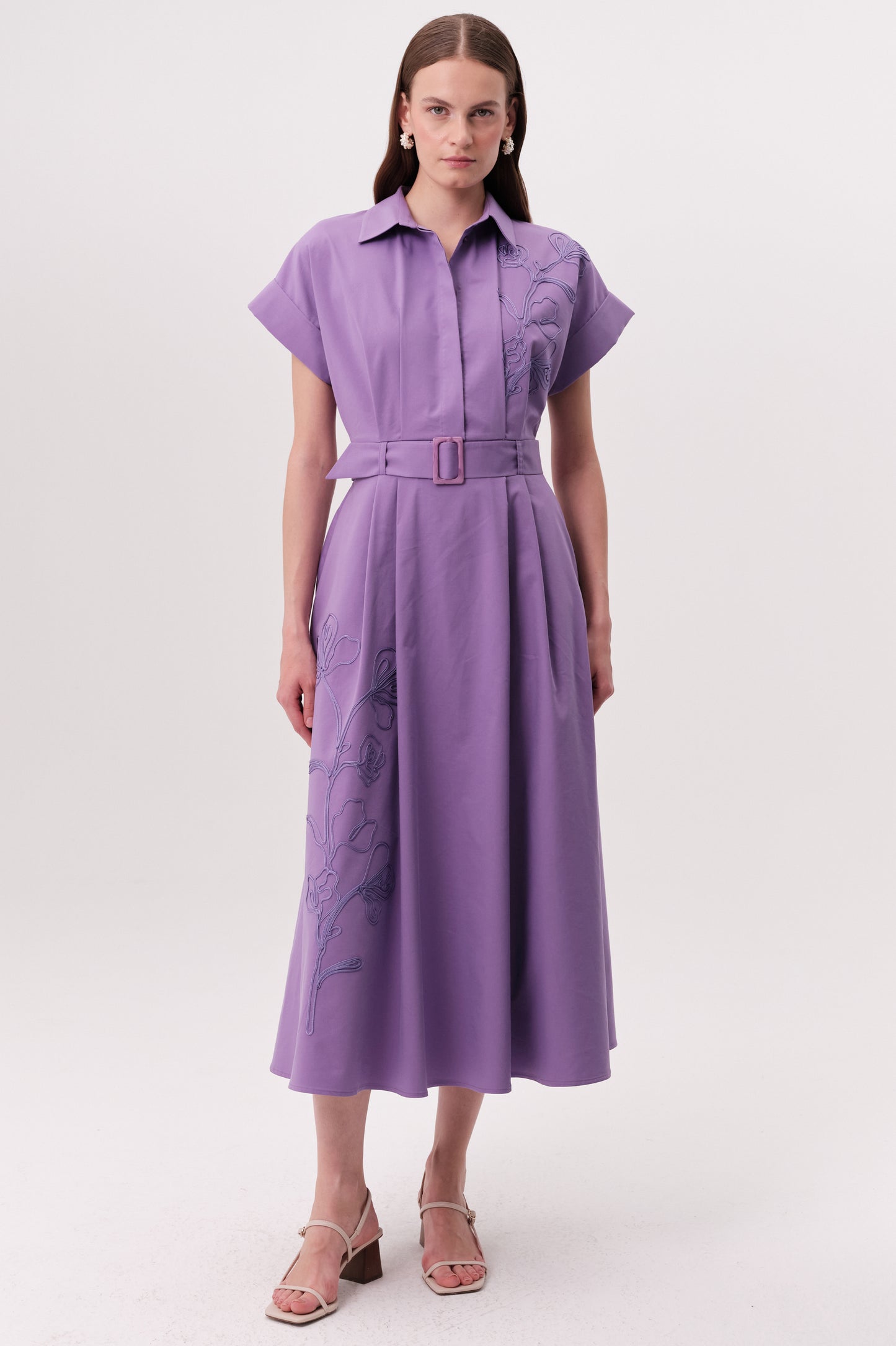Kelsie Dress by Exquise in Lilac