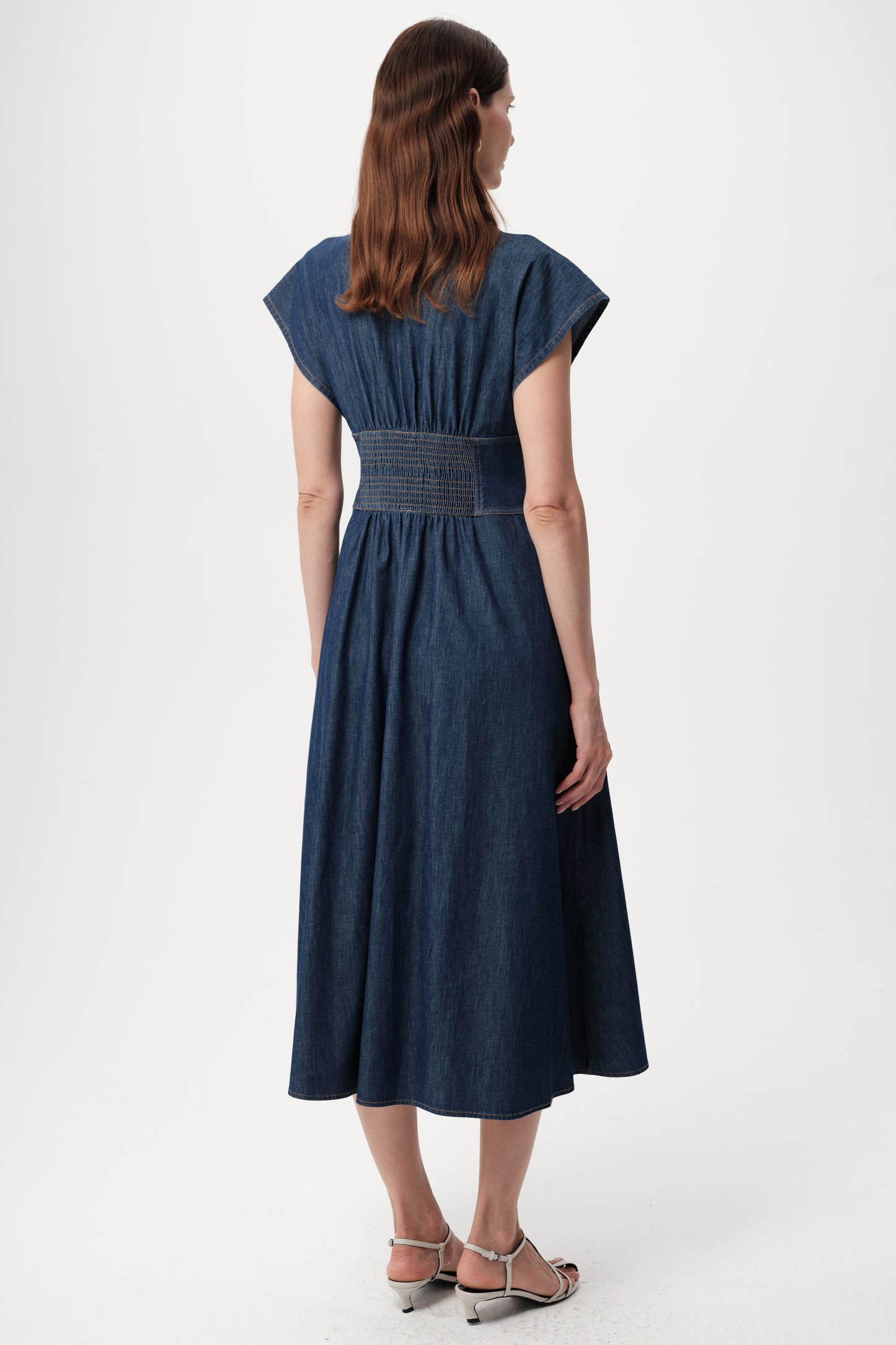 Evan Dress by Exquise in Blue