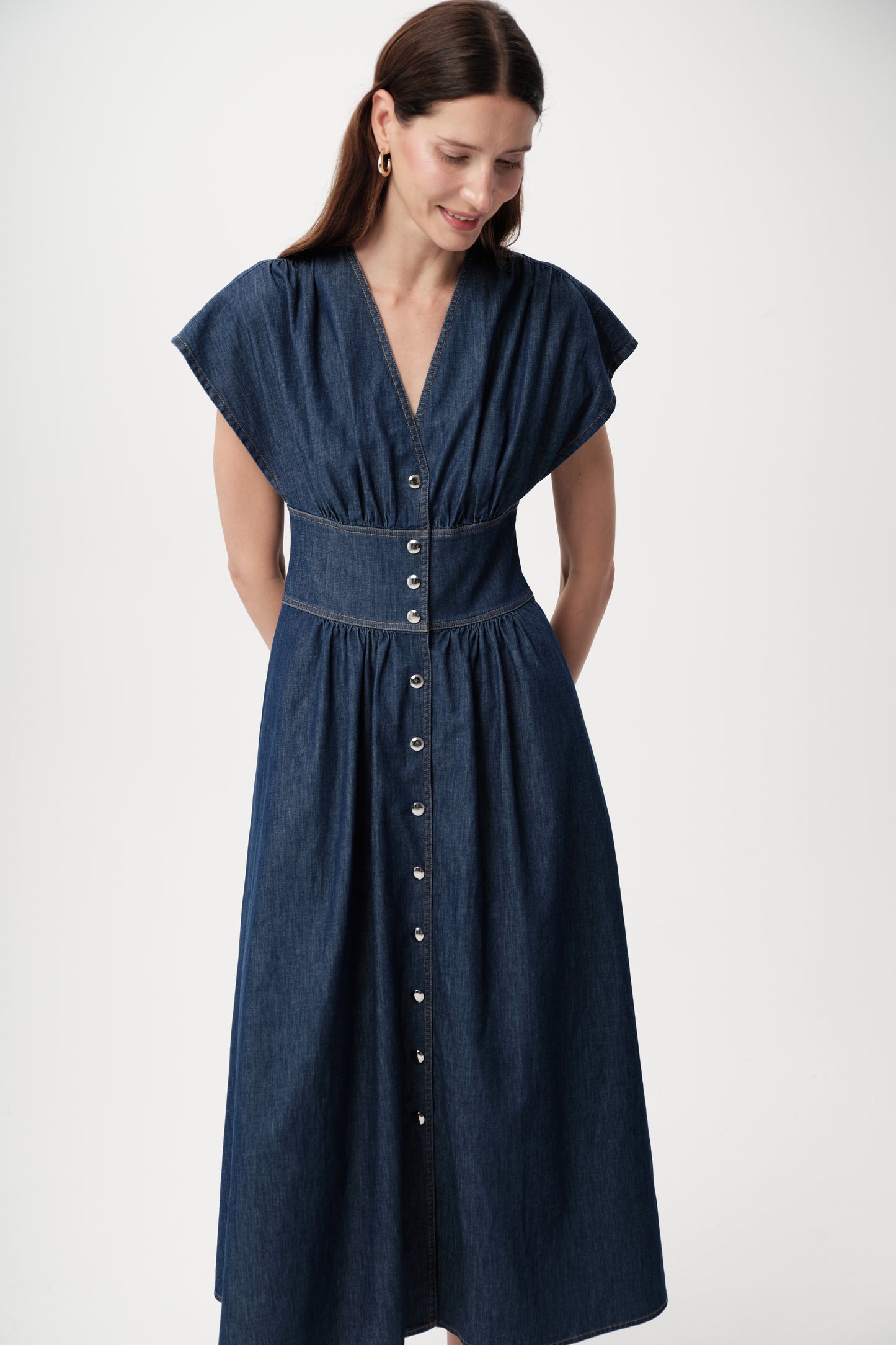 Evan Dress by Exquise in Blue