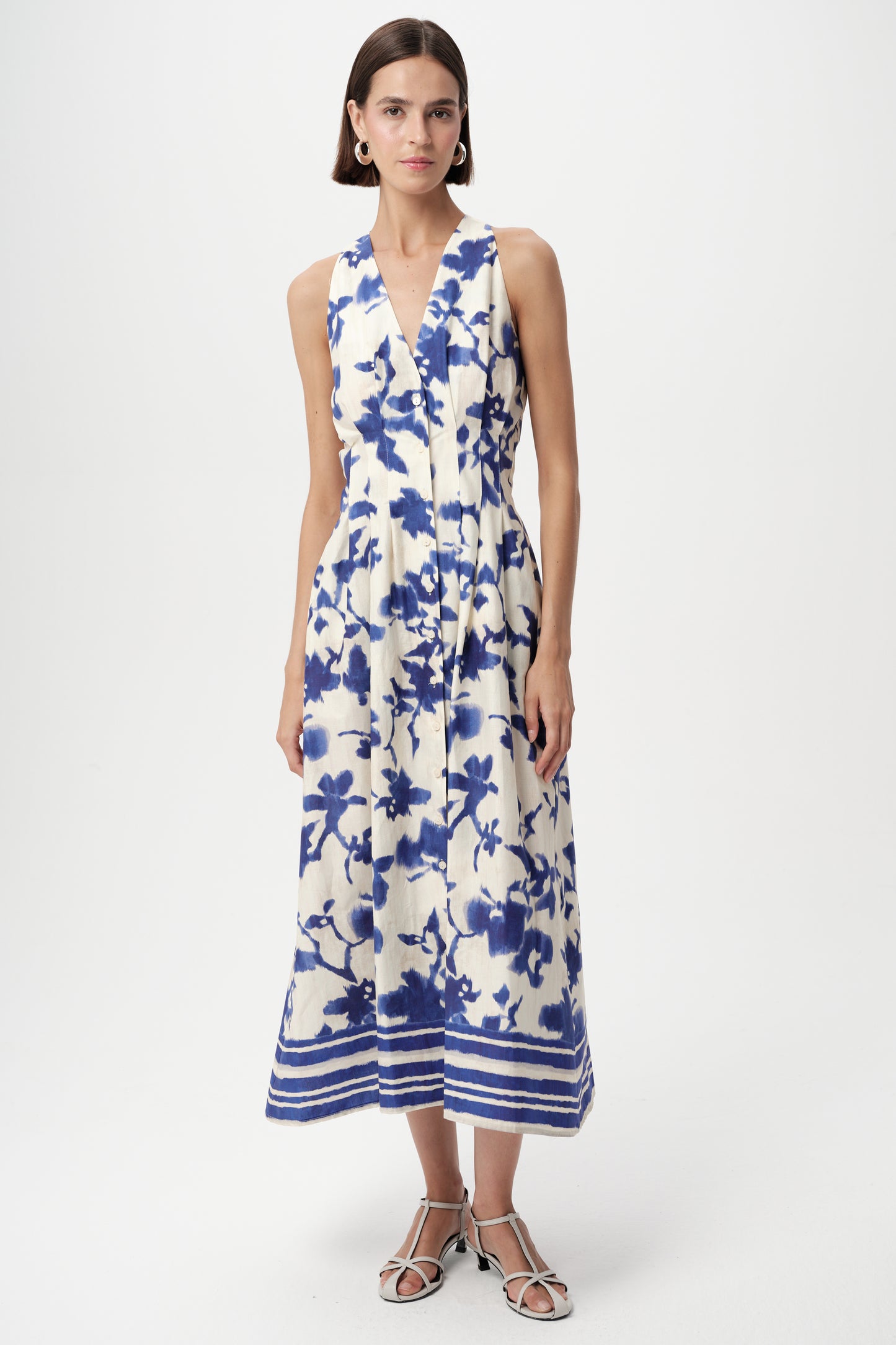 Zeta Dress by Exquise in Sax-Bone