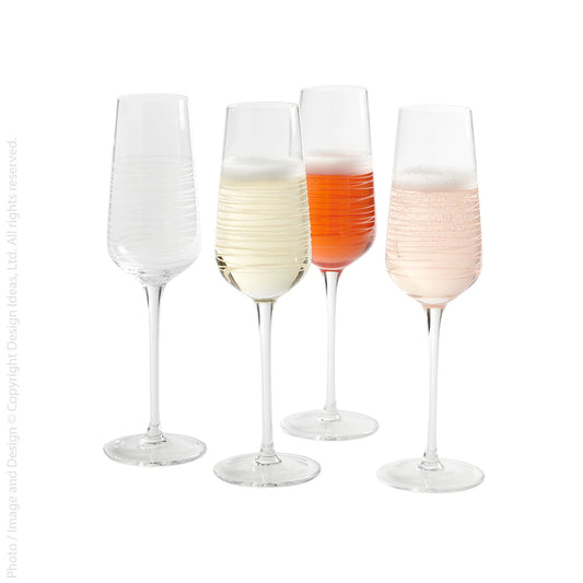 Solis™ champagne flute by Design Ideas