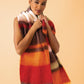 Murphy Cosy Scarf by Powder in Rust & Sage