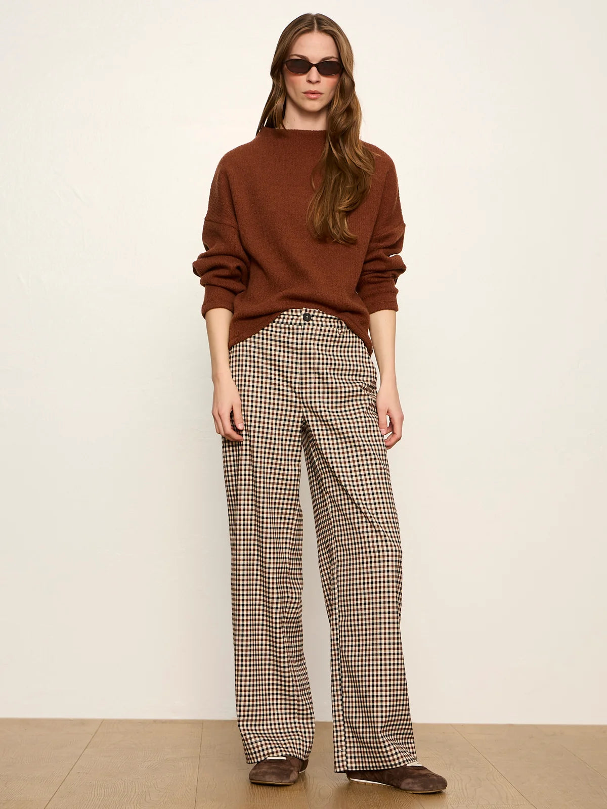 Ribbed Dolman Sweatshirt by Sanctuary in Burnt Cocoa