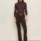 Long Sleeve Mock Essential Top by Sanctuary in Semi Sweet