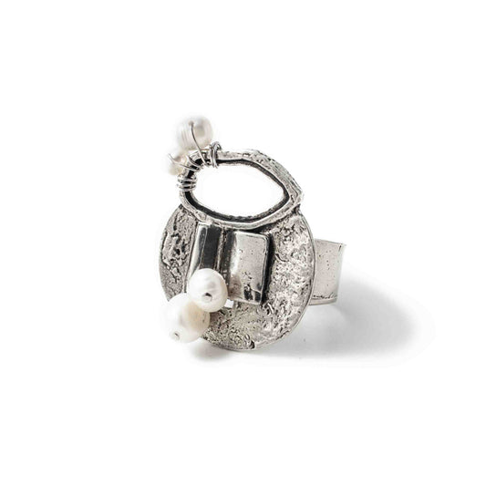 Romain Ring by Anne-Marie Chagnon in Silvery