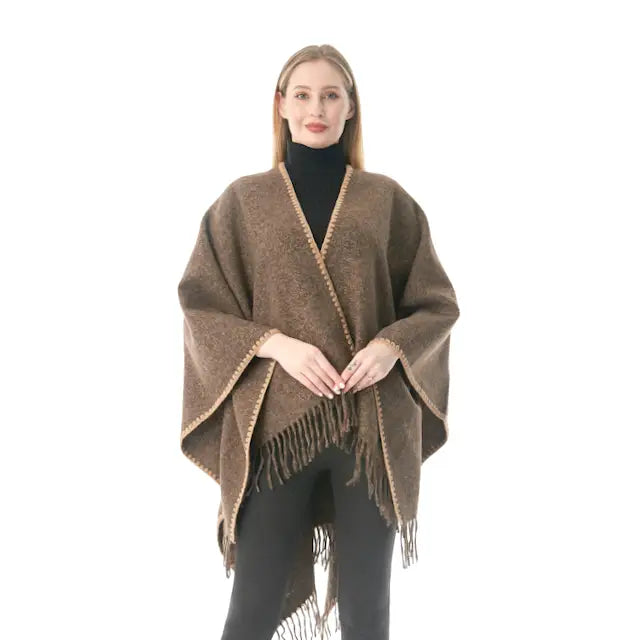 Snow Canyon Cape by Pretty Persuasions in Khaki