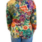 The Janie Favorite 3/4 Sleeve V-Neck Tee by Johnny Was in Carlina Scarf