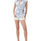 Avant Top by Trina Turk in Cobalt Cove/Whitewash