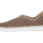 Slip-on Tulip Flat Shoe by Ilse Jacobsen in Falcon